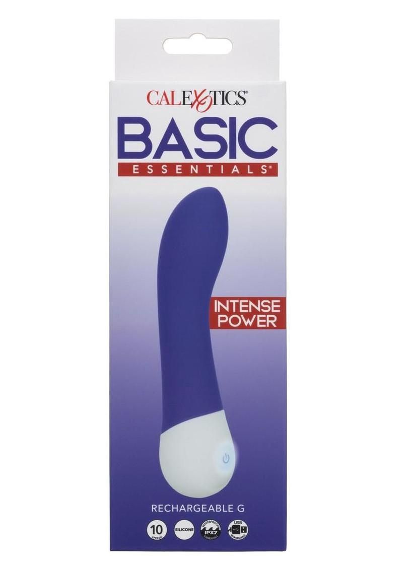 Basic Essentials Rechargeable Silicone G Vibrator