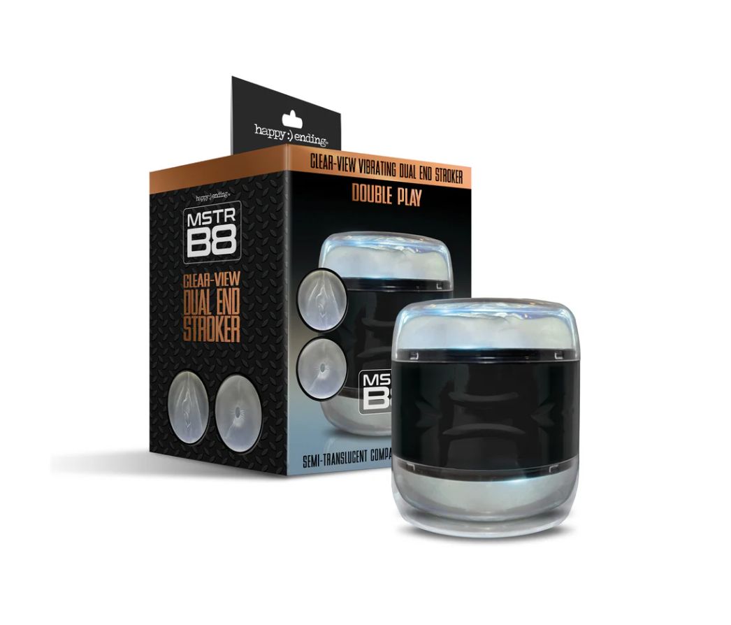 MSTR B8 Clear-View Dual End Stroker Double Play