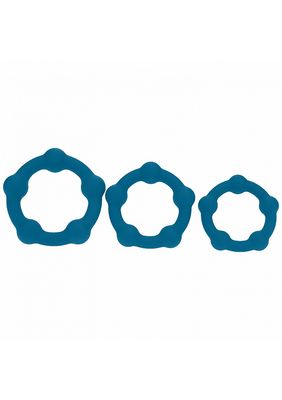 LEVELZ  Beaded Silicone Cock Ring Set of 3