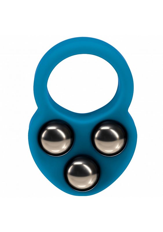 LEVELZ Liquid Silicone Triple Weighted Ball Cock Ring