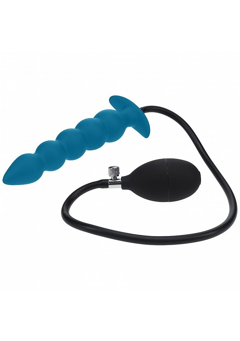 LEVELZ Beaded Inflatable Silicone Anal Plug