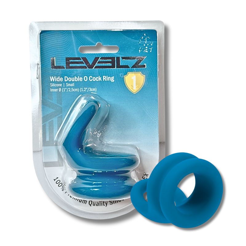 LEVELZ  Wide Double O Silicone Cock Ring