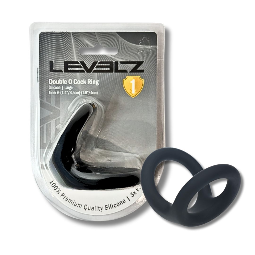LEVELZ  Double O Silicone Cock Ring - L