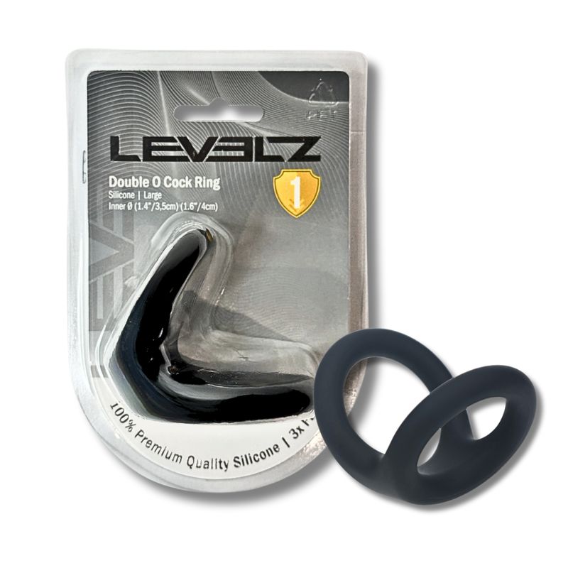 LEVELZ  Double O Silicone Cock Ring - L