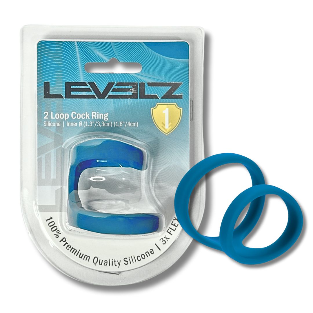 LEVELZ  2 Loop Silicone Cock Ring