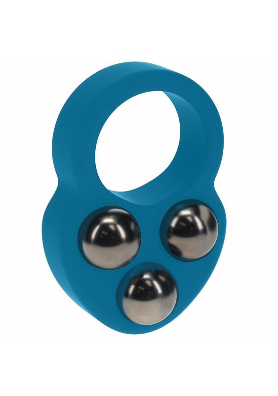 LEVELZ Liquid Silicone Triple Weighted Ball Cock Ring
