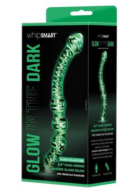 Whipsmart Glowing Glass Beaded Dildo
