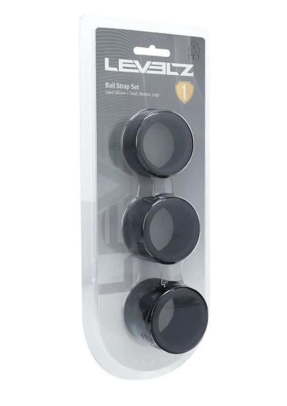 LEVELZ - Liquid Silicone Ball Strap Set of 3 (S,M,L) 34mm