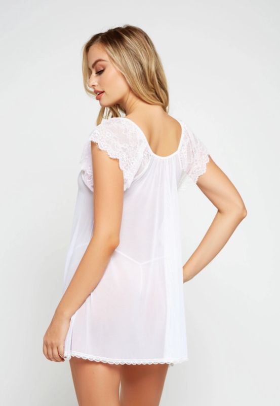 Teagen Baby Doll Lingerie Set in Sheer Mesh and Lace