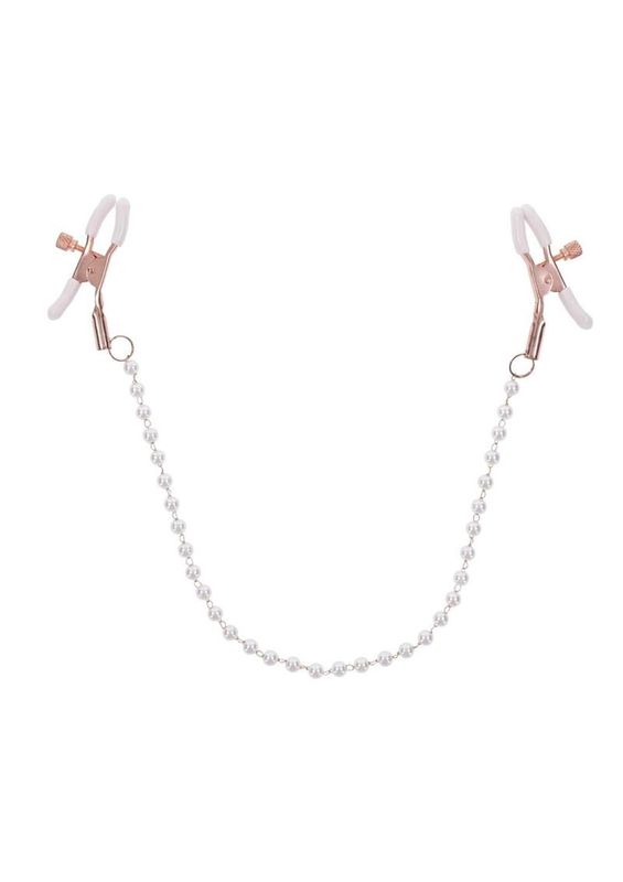 Sex &amp; Mischief Peaches 'n CreaMe Pearl Nipple Clamps