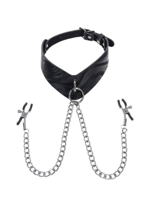 Velvet Noir Collar &amp; Removable Clamps