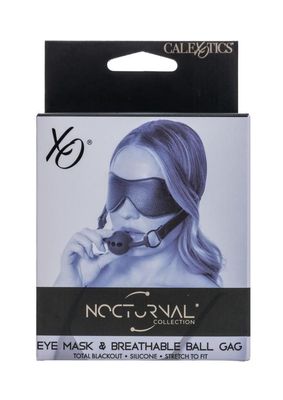 Nocturnal Collection Eye Mask &amp; Breathable Ball Gag