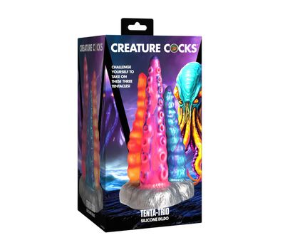 Creature Cocks Tenta- Trio Silicone Dildo