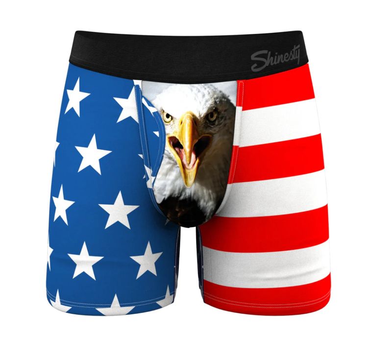 Shinesty The Mascot American Flag Ball Hammock Pouch Underwear