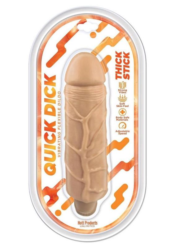 Thick Stick Quick Dick Vibrating Flex Dildo