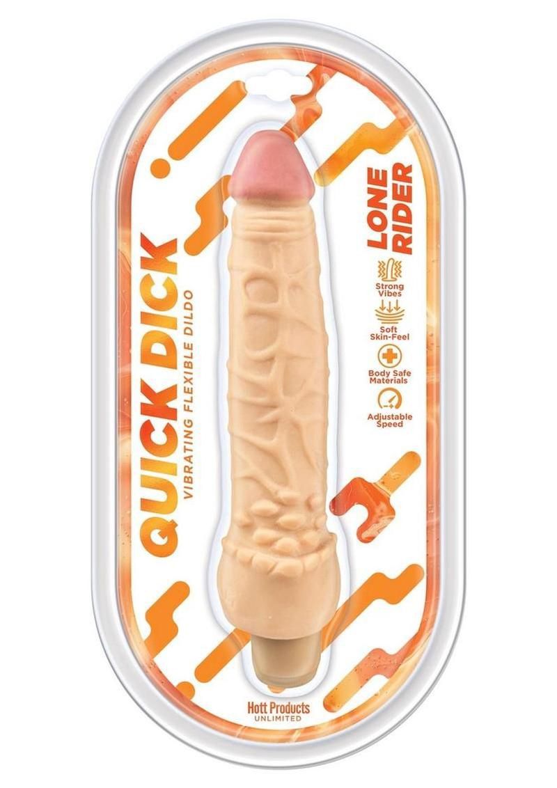 Lone Rider Quick Dick Vibrating Flex Dildo
