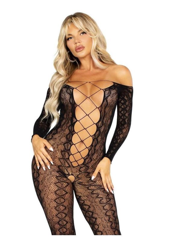 Flawless Vibes Python Bodystocking