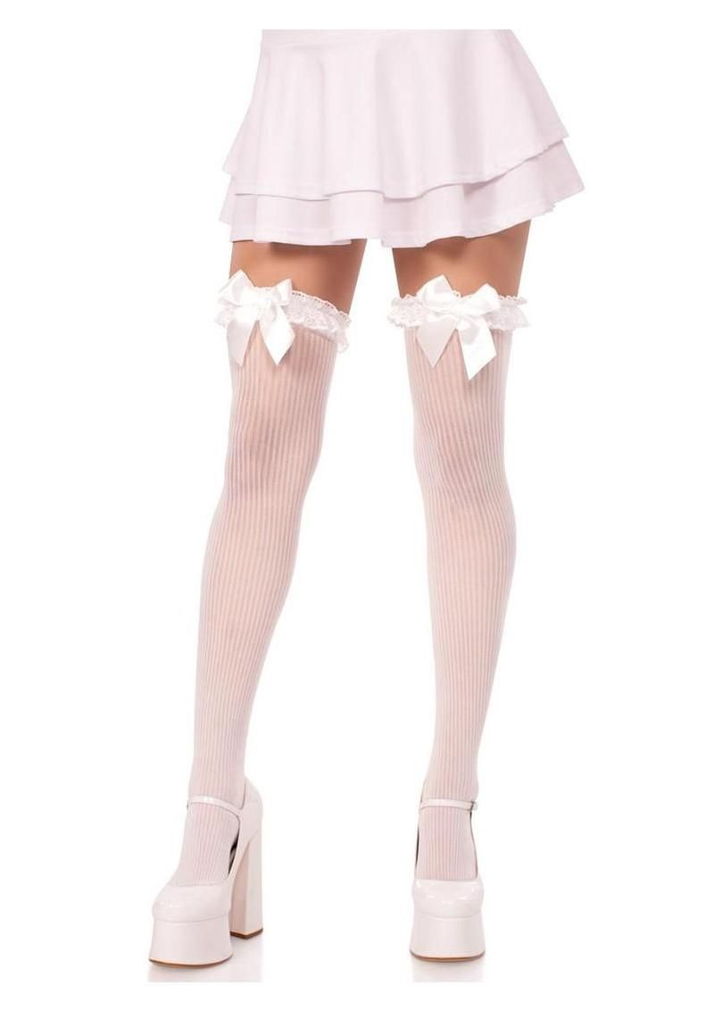 Calliope Striped Thigh Highs