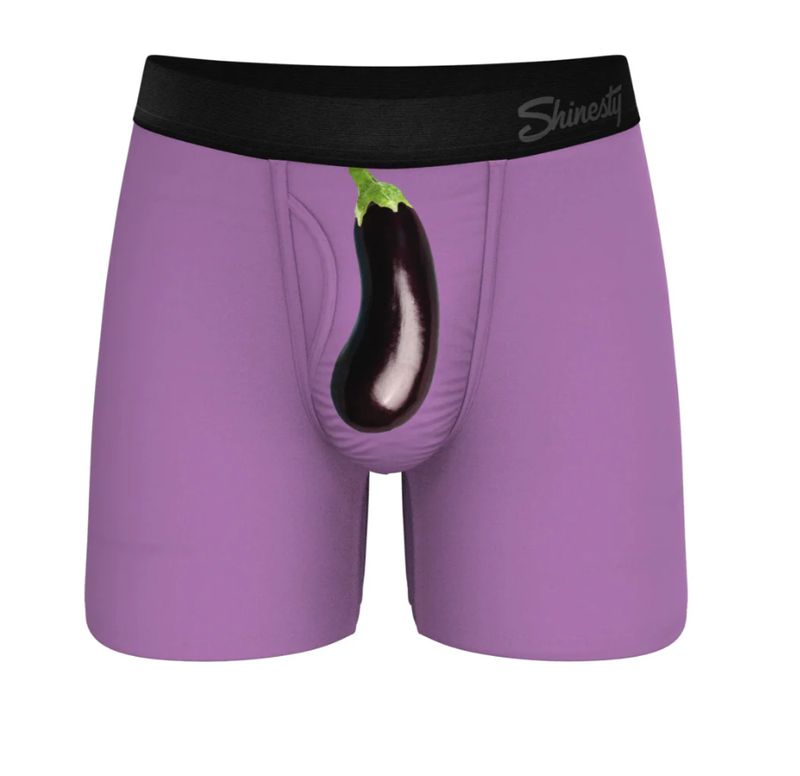 Shinesty The Double Entendre Eggplant Ball Hammock Pouch Underwear