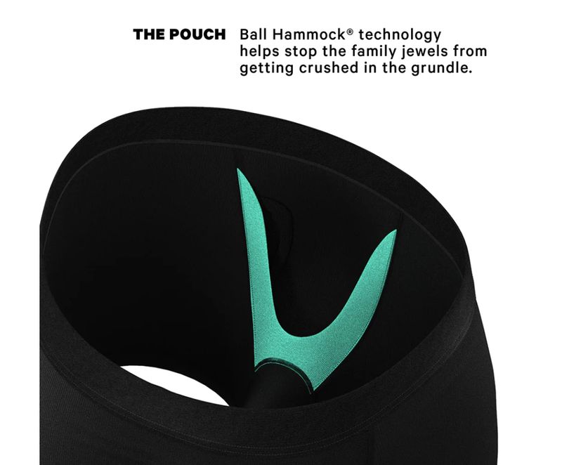 Shinesty The 009 Black Tuxedo Ball Hammock Pouch Underwear
