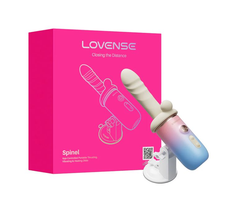 Lovense Spinel App-Controlled Thrusting Dildo