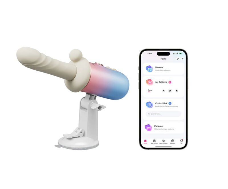 Lovense Spinel App-Controlled Thrusting Dildo