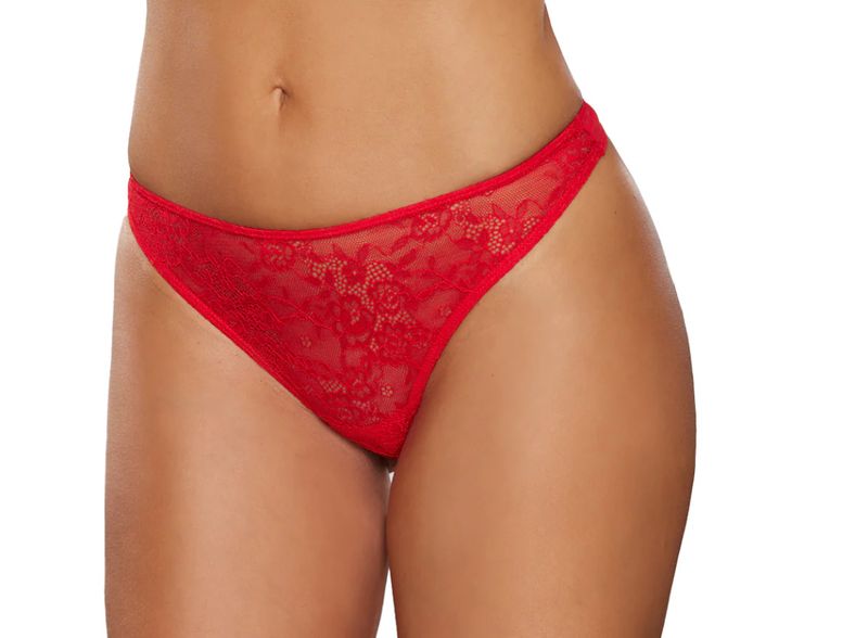 All Wrapped Up Lace Front Thong