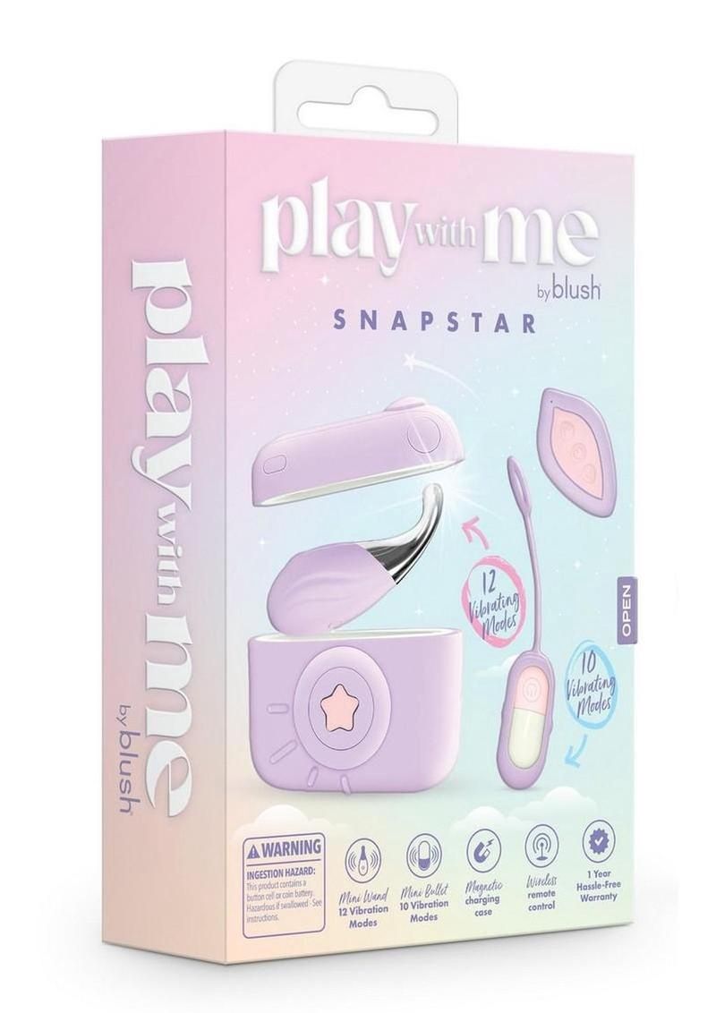 Play With Me Snapstar Remote Vibrator Set