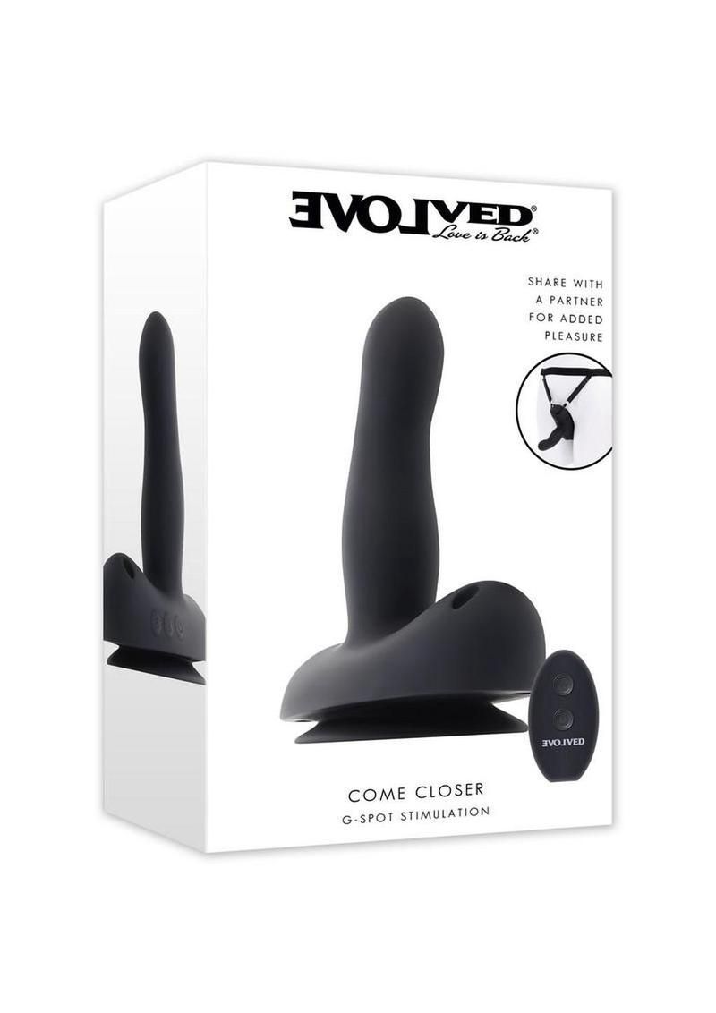 Evolved Come Closer Remote Control Strap On Vibrator