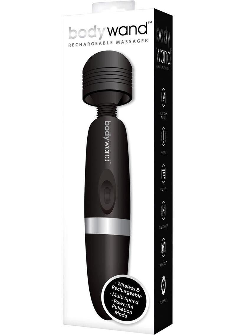 Bodywand Rechargeable Massager, Color: Black