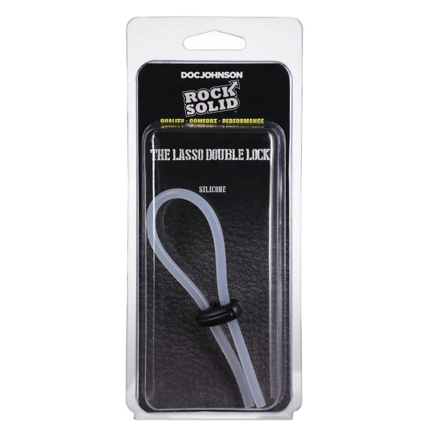 Rock Solid Lasso Double Lock Adjustable Silicone Cock Ring