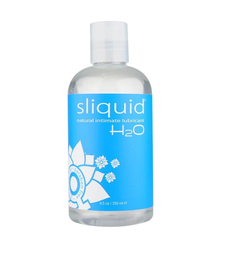 Sliquid Naturals H2O Original Water Based Lubricant, Size: 8.5 oz