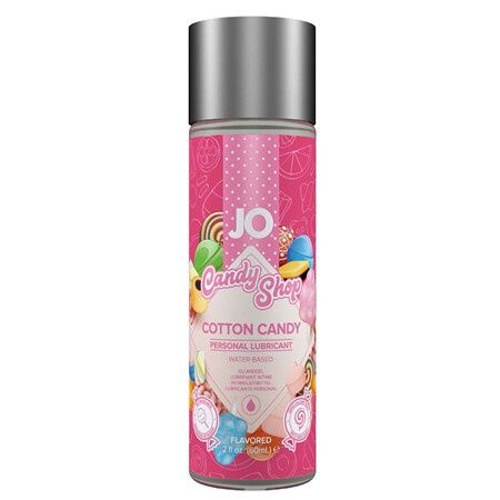 JO H2O Candy Shop Water Based Flavored Lubricant, Flavor: Cotton Candy