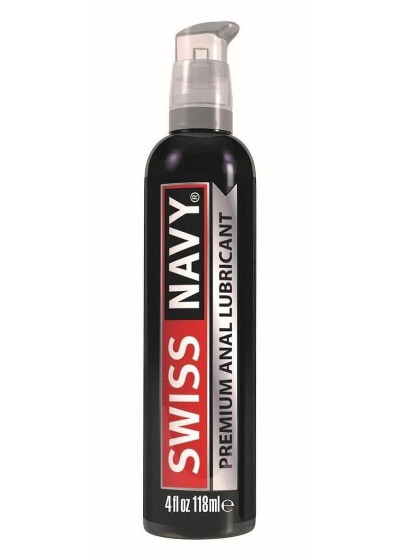 Swiss Navy Premium Silicone Based Anal Lubricant, Size: 4 oz