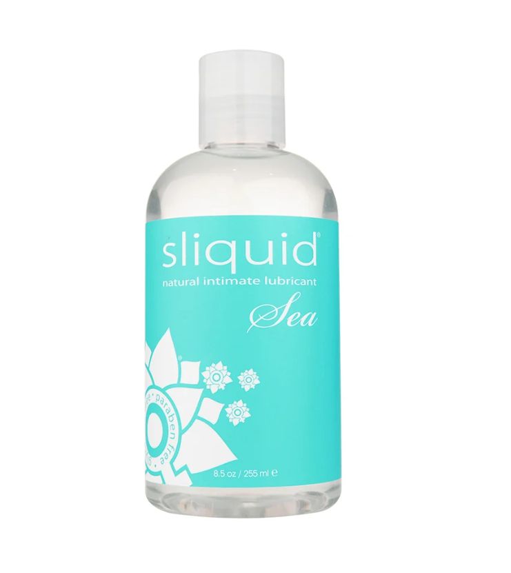 Sliquid Naturals Sea Water Based Lubricant, Size: 8.5 oz