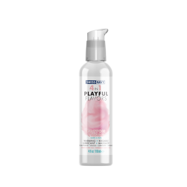 Swiss Navy 4-in-1 Playful Flavors- Cotton Candy, Size: 4 oz