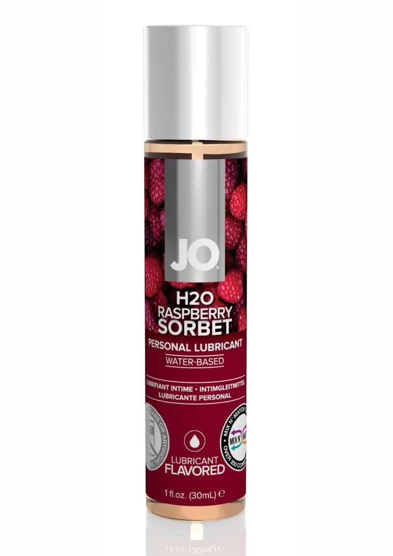 Jo H2O Flavored Lubricant Raspberry Sorbet, Size: 1 oz