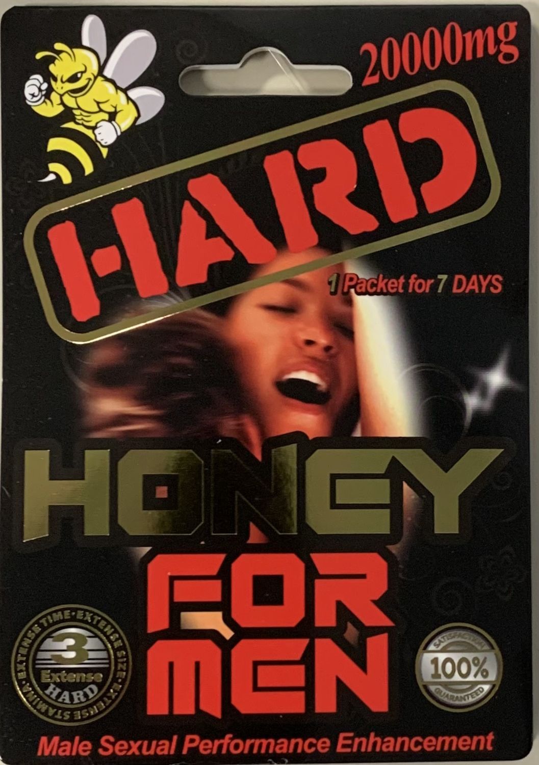 Hard 20000mg Triple Maximum Male Enhancement, Size: Honey