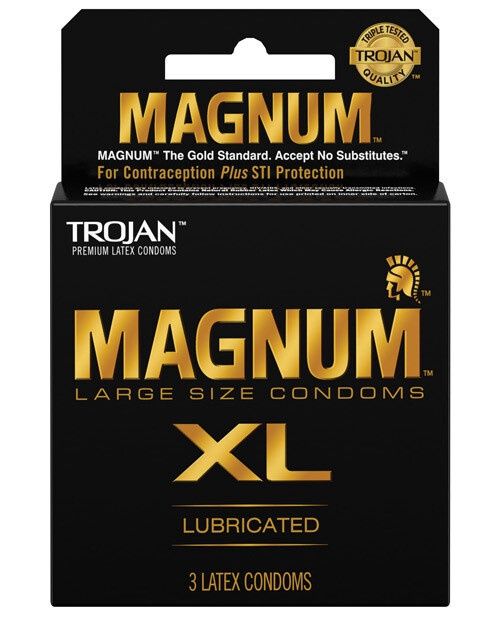 Trojan Magnum XL Condoms, Packs: 3 pack