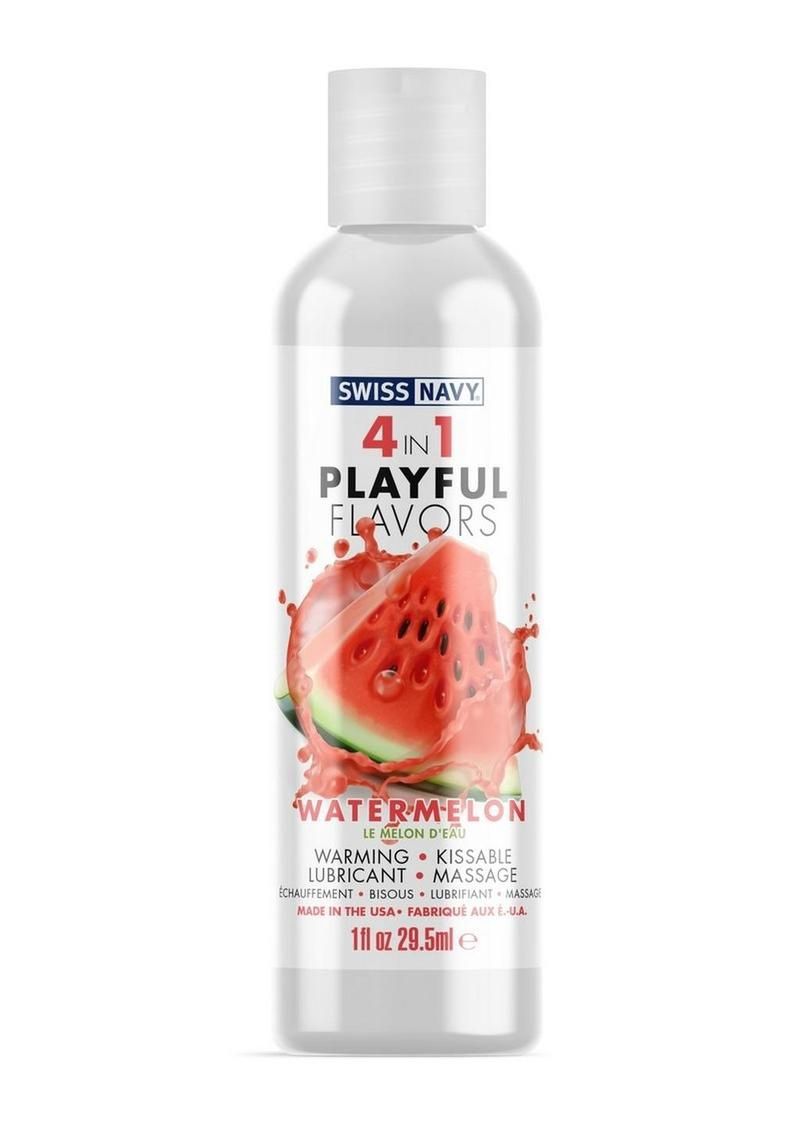 Swiss Navy 4-in-1 Playful Flavors- Watermelon, Size: 1 oz
