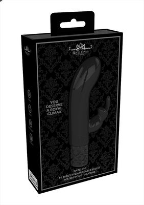 Royal Gems Dazzling Silicone Rechargeable Bullet