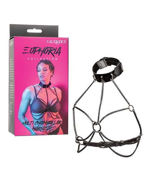 Euphoria Collection Multi Chain Collar Harness, Size: One Size