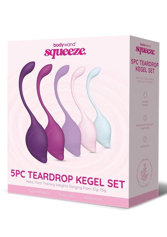 Bodywand Squeeze 5 Pc Teardrop Kegel Set