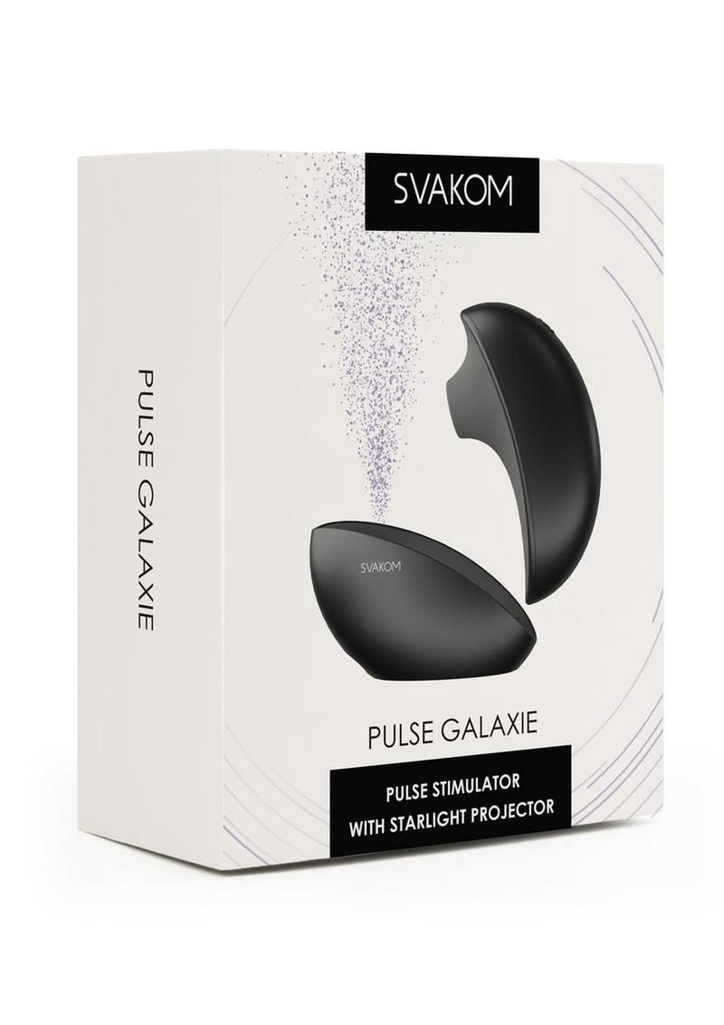 Svakom Pulse Galaxie Bluetooth Enabled Clitoral Stimulator, Color: Midnight Black