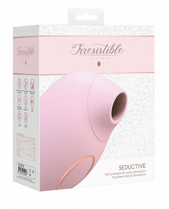 Irresistible Seductive Kissable Airwave Stimulator, Color: Pink