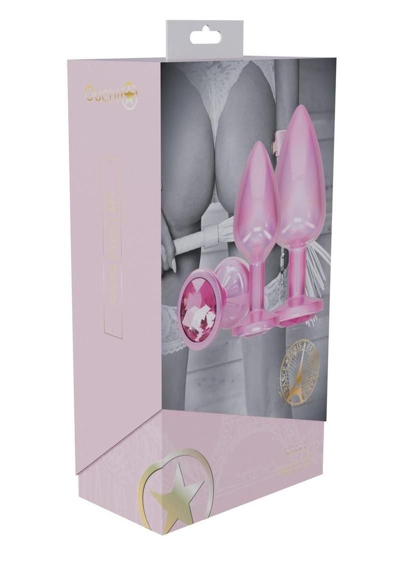 Paris International Collection Metal Plug Set, Color: Pink