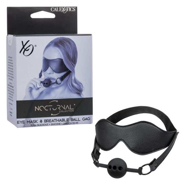Nocturnal Collection Eye Mask &amp; Breathable Ball Gag