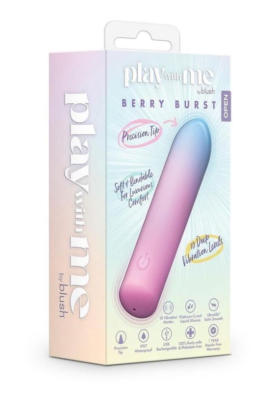 Play With Me Berry Burst Rechargeable Bullet