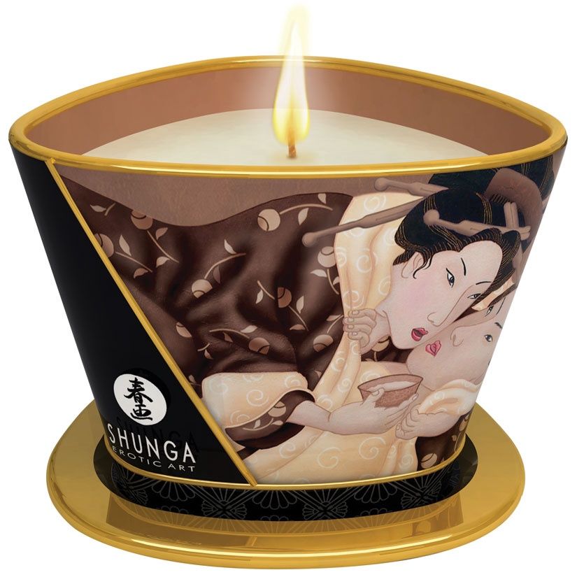 Shunga Intoxicating Chocolate Massage Candle
