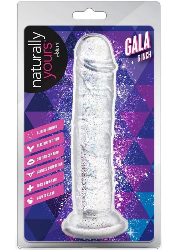 Naturally Yours Gala 6" Sparkling Dildo